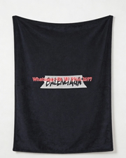 Balenciaga Graffiti Tape Print Flannel Sofa Throw Blanket Premium Couch Cover BA378
